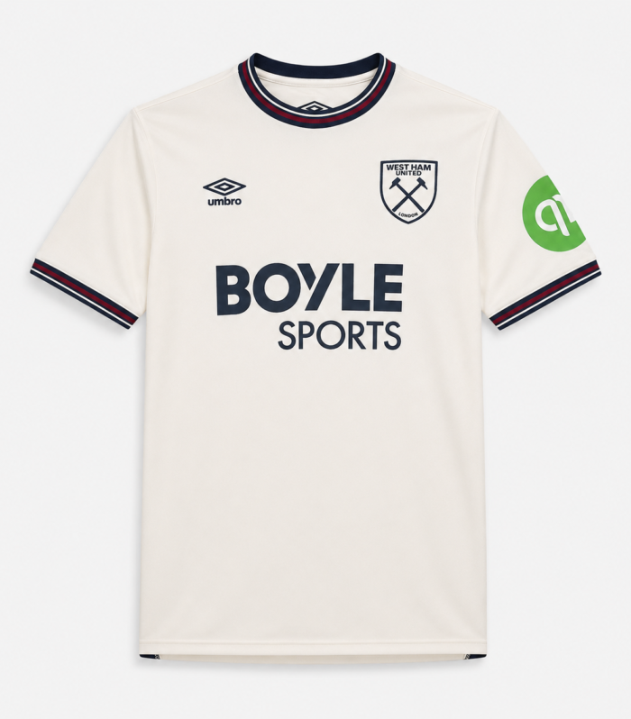West Ham Adult 2025-26 Away Jersey